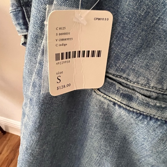 Free People Denim Romper NWT - Picture 3 of 3